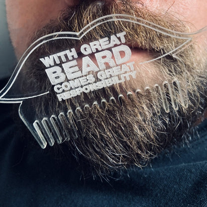 Respect the Beard Single Beard Comb