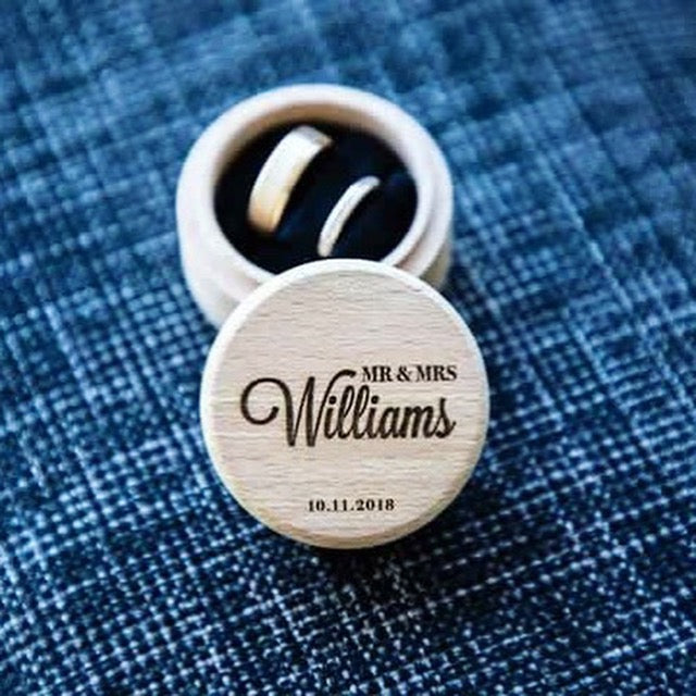 The Williams Wedding Ring Box