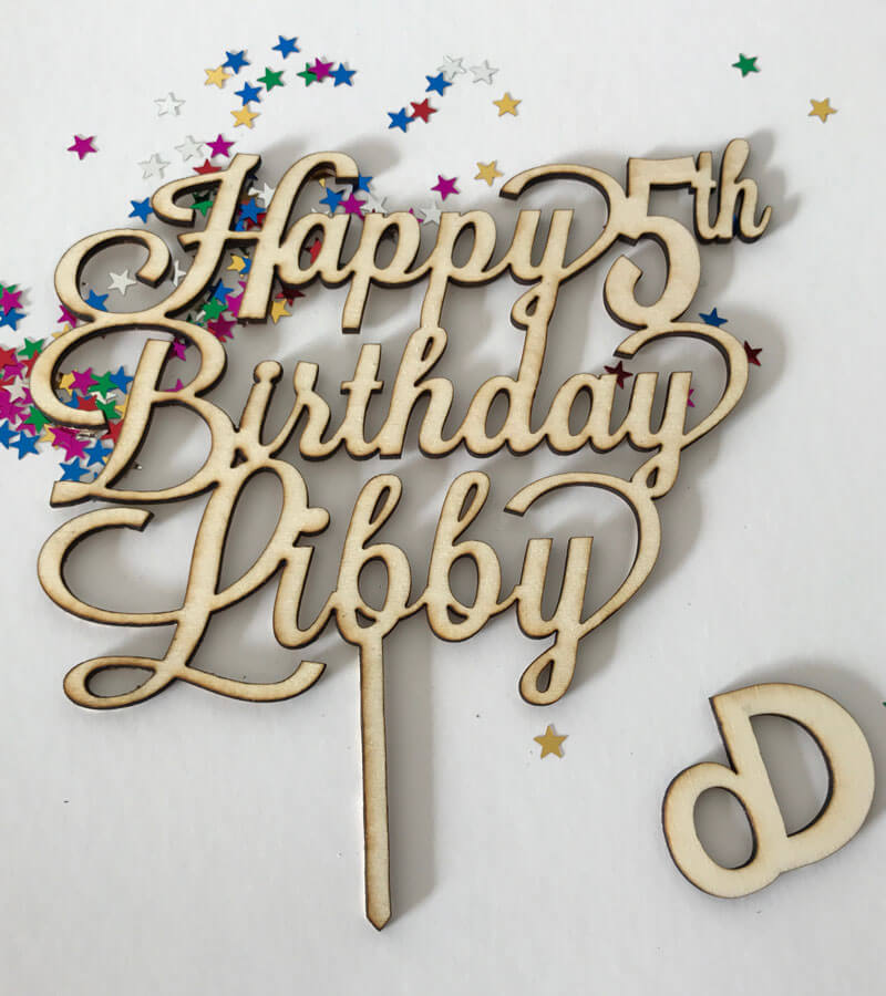 The Libby Cake Topper