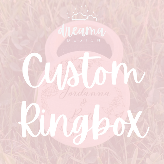 Custom Wedding Ring Box